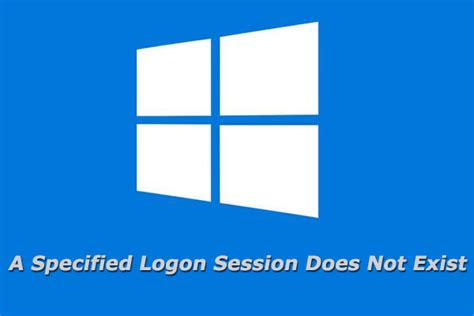 wsl a specified logon session does not exist